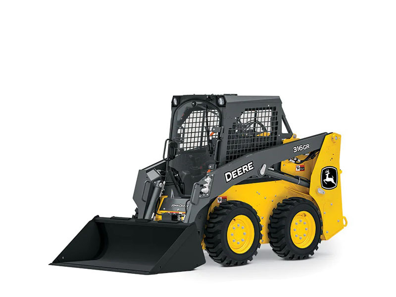 Student operating a skid steer during hands-on training at HEO Academy