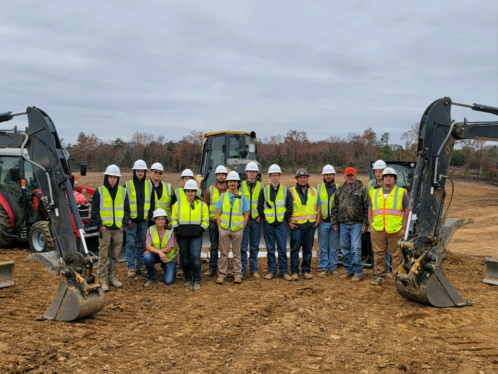 HEO Academy students and instructors on the training grounds