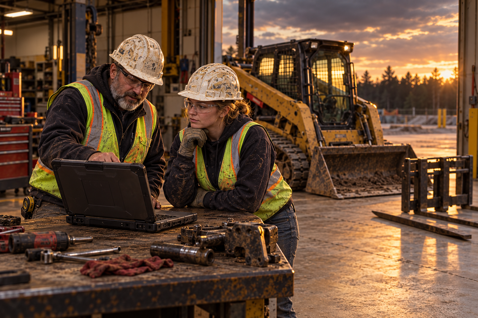 Experienced equipment professional helping a graduate with a technical question